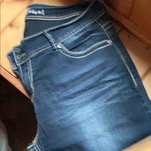 **SOLD** Like New Rhinestone Jeans